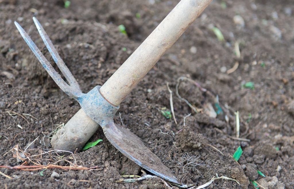 utilisation serfouette jardin