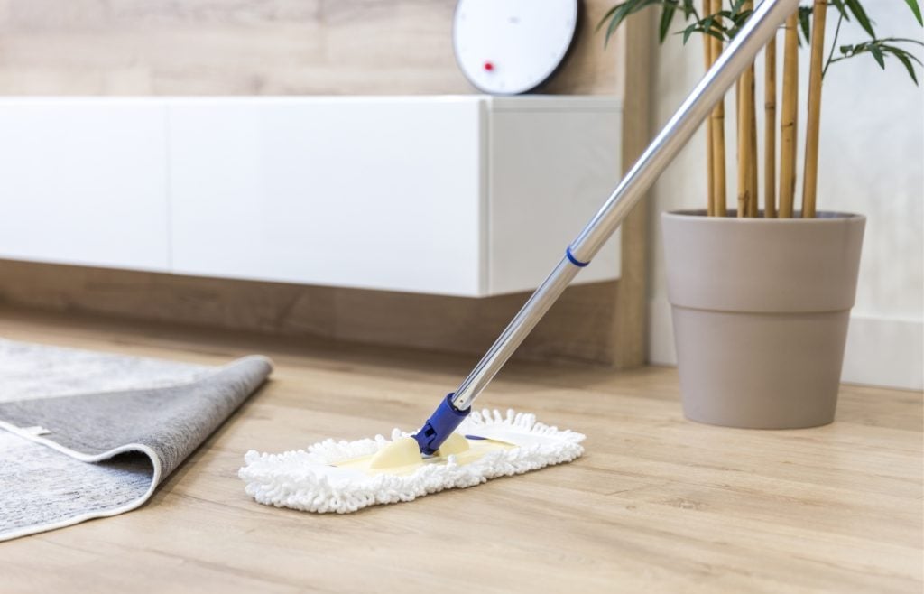 nettoyage rapide parquet stratifié