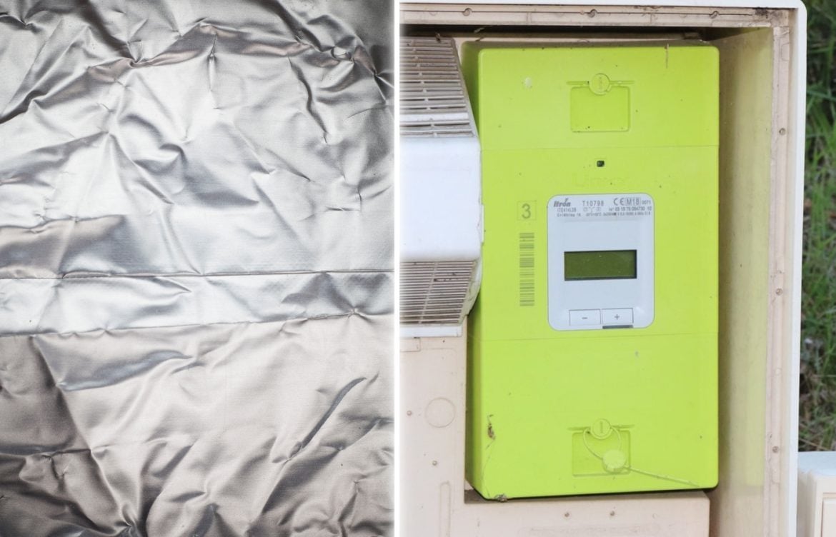 papier aluminium compteur linky