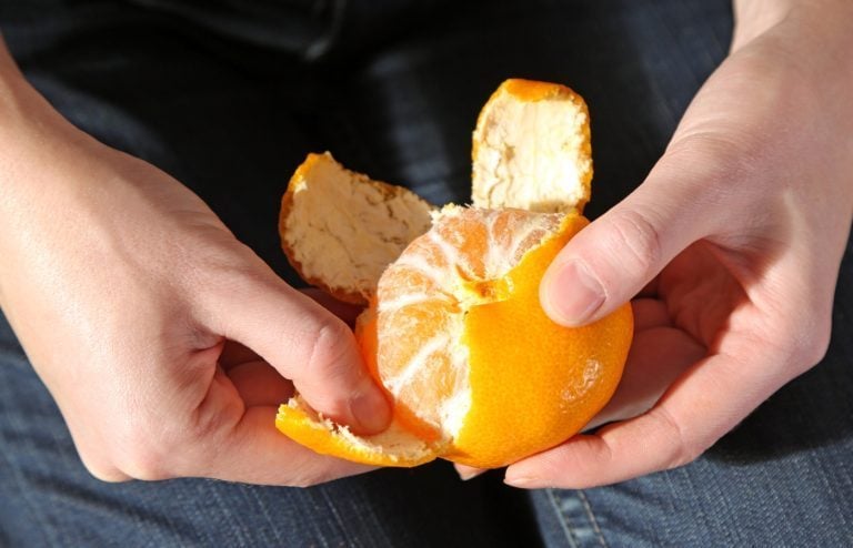 ne jetez plus épluchures clémentine