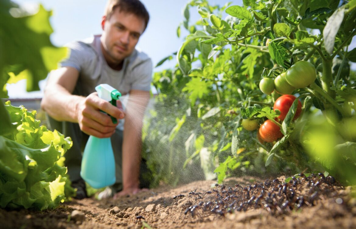 ne laissez pas fourmis détruire potager