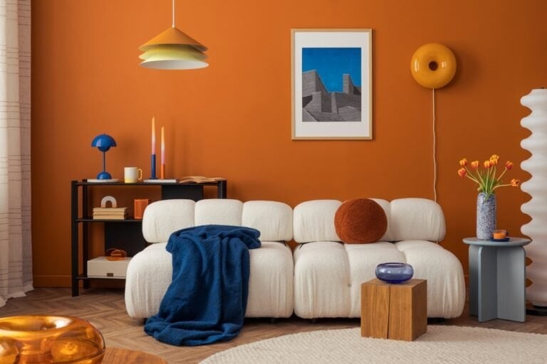 Teinte tendance pour intérieur chaleureux