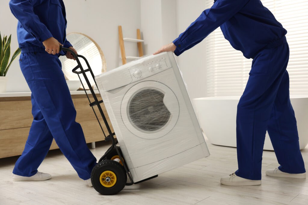peut on coucher une machine a laver