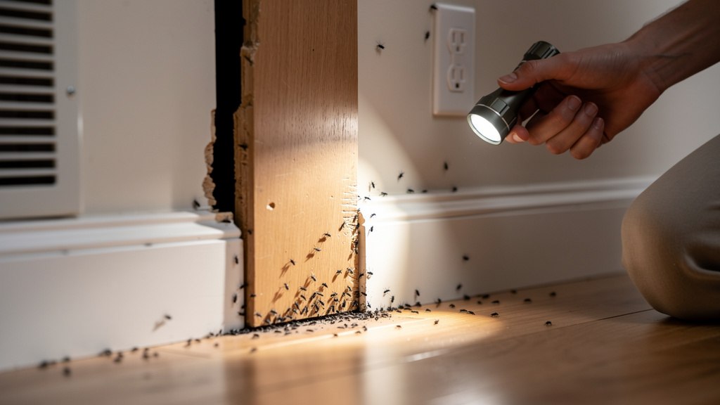 Comment détecter une infestation d'insectes noirs dans la maison ?