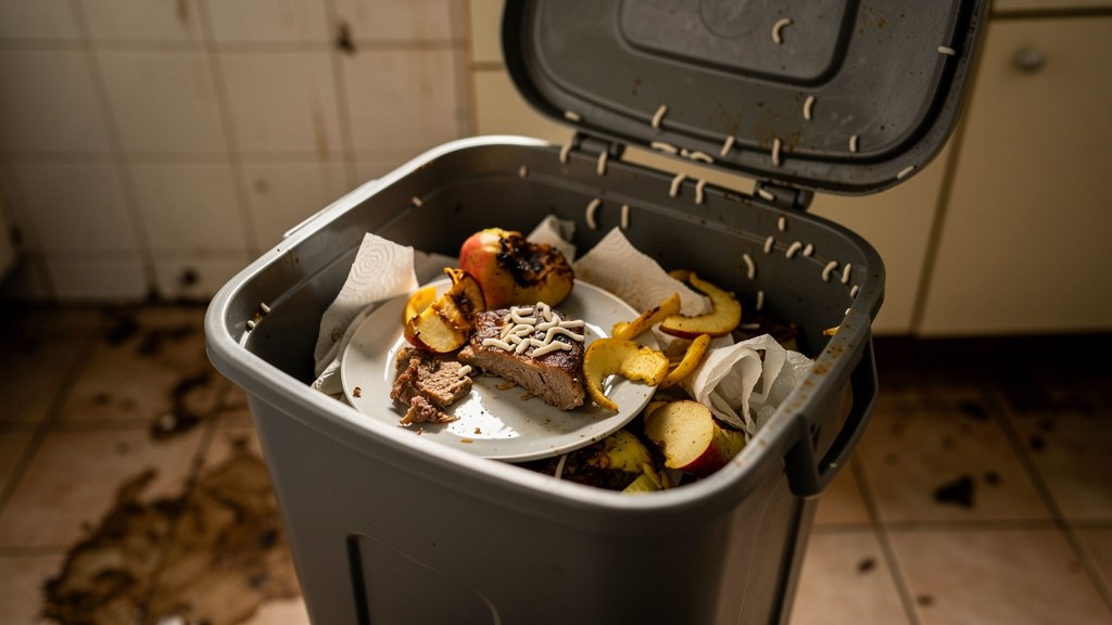 Pourquoi ai-je des asticots chez moi ?